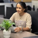 best digital marketer in calicut seating in front of laptop